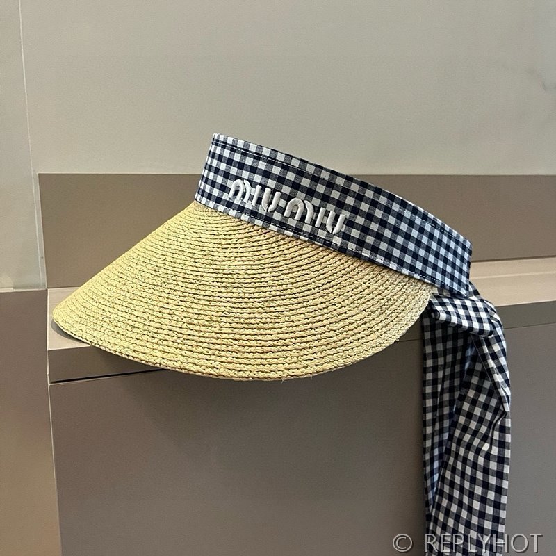 미우미우 라피아 바이저 2F8I 5HV012 2color [매장가 79만원대]