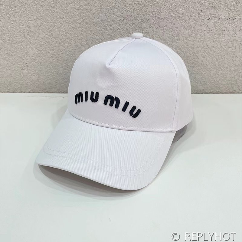미우미우 드릴 베이스볼 캡 2color [매장가 69만원대]