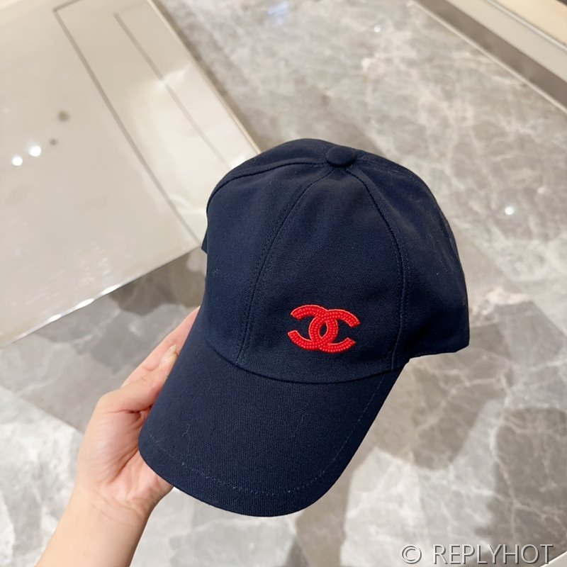 샤넬 코튼 글래스펄 볼캡 [매장가 200만원대]