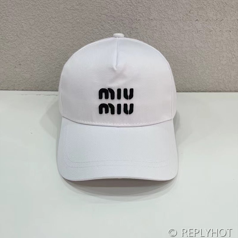 미우미우 드릴 베이스볼 캡 2color [매장가 69만원대]