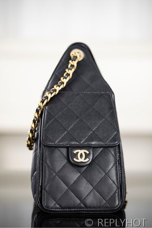 [하이엔드급] 샤넬 25백 스몰 그레인드 카프스킨 골드메탈 블랙 [매장가 1000만원대]