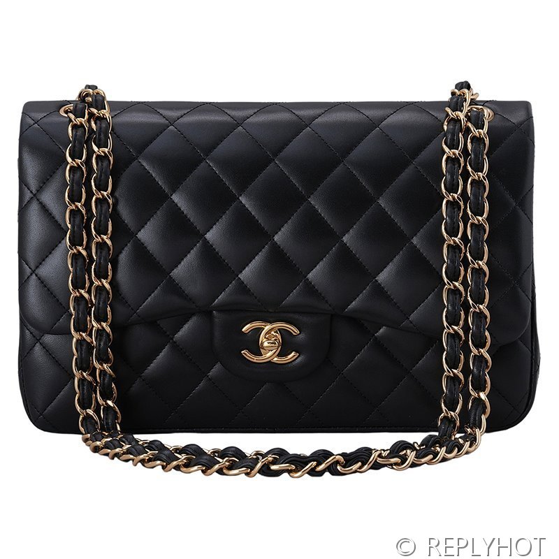 [하이엔드급] 샤넬 클래식 라지 램스킨 골드메탈 블랙 [매장가 1570만원대]