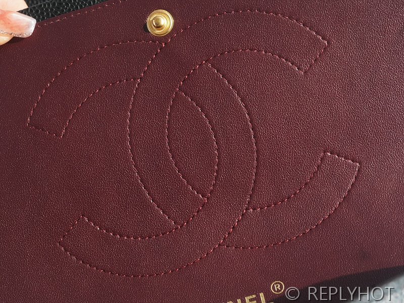 [하이엔드급] 샤넬 클래식 라지 카프스킨 골드메탈 블랙 [매장가 1570만원대]