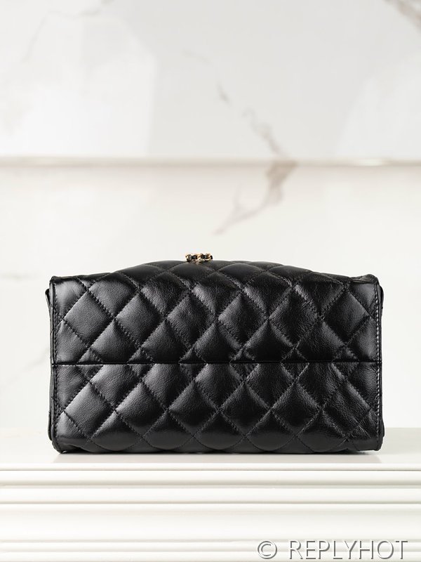 [하이엔드급] 샤넬 25백 스몰 카프스킨 골드메탈 블랙 [매장가 1000만원대]
