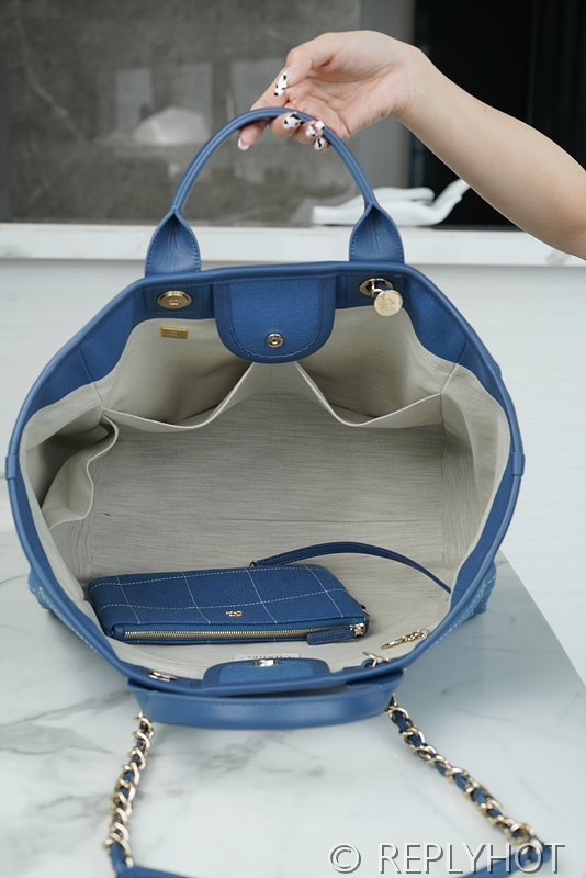 [하이엔드급] 샤넬 도빌백 맥시 카프스킨 2color [매장가 935만원대]