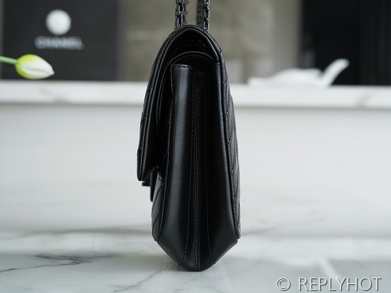 [하이엔드급] 샤넬 2.55백 라지 쉐브론 카프스킨 블랙 [매장가 1200만원대]