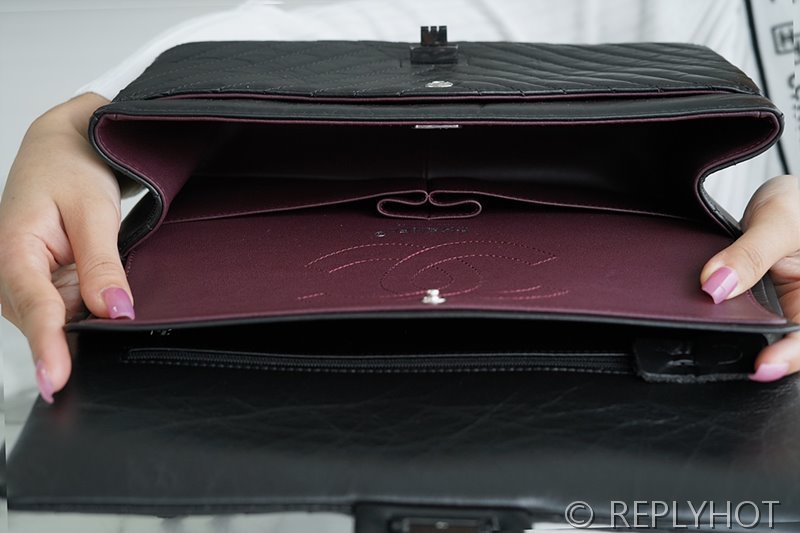 [하이엔드급] 샤넬 2.55백 라지 쉐브론 카프스킨 블랙 [매장가 1200만원대]