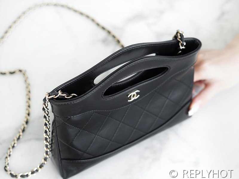 [하이엔드급] 샤넬 31 미니 woc 카프스킨 골드메탈 블랙 [매장가 650만원대]