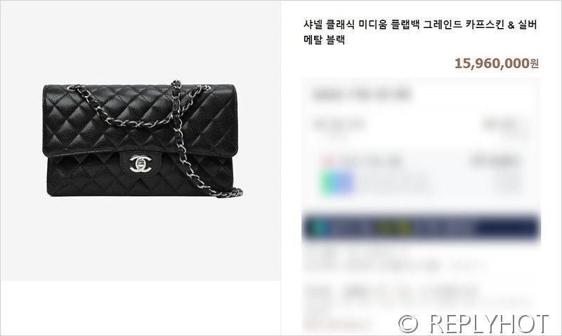 [하이엔드급] 샤넬 클래식 미디엄 카프스킨 실버메탈 블랙 [매장가 1450만원대]