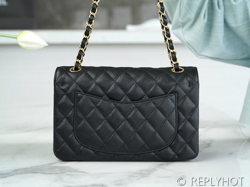 [하이엔드급] 샤넬 클래식 스몰 카프스킨 골드메탈 블랙 [매장가 1475만원대]