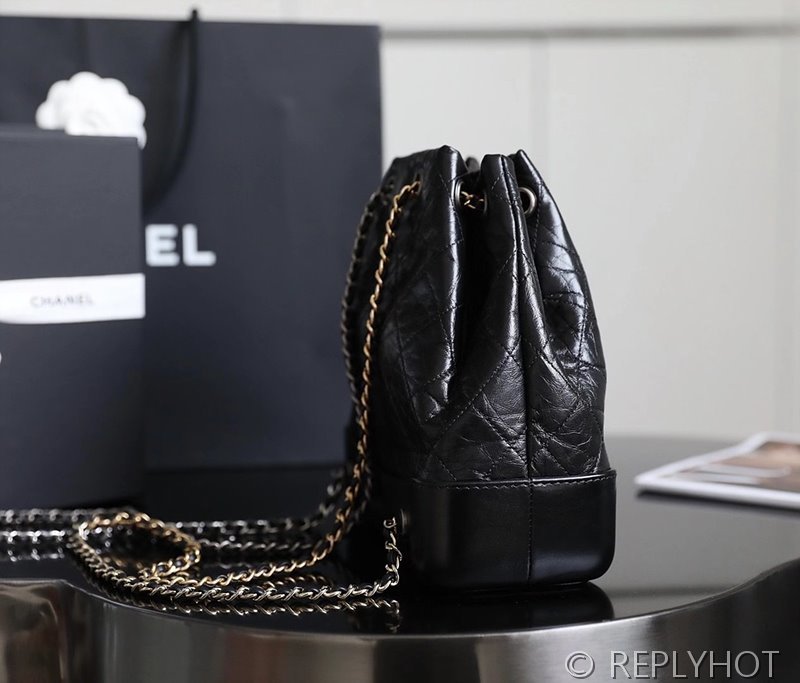 [하이엔드급] 샤넬 가브리엘 백팩 카프스킨 실버메탈 블랙 [매장가 1000만원대]