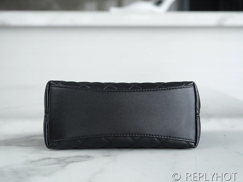 [하이엔드급] 샤넬 더블체인 미니백 램스킨 골드메탈 블랙 [매장가 780만원대]