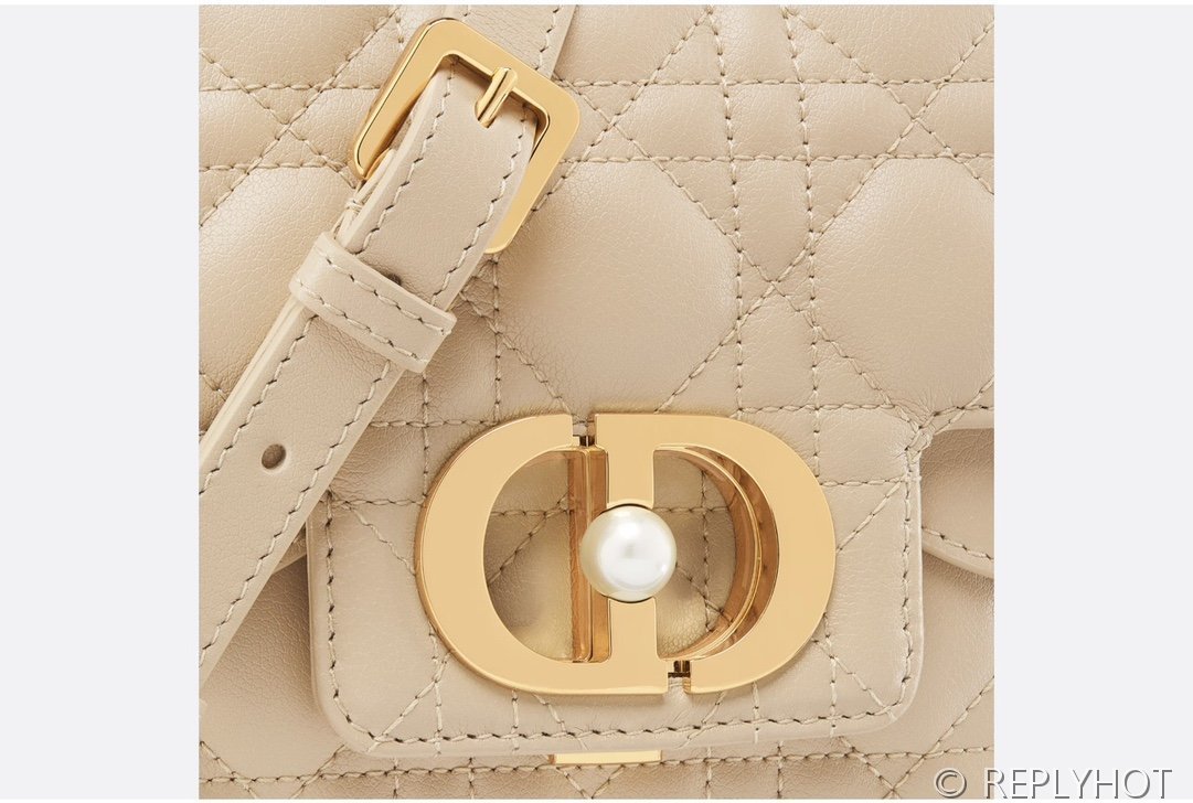 디올 Dior Jolie 스몰 탑 핸들백 / 파우더 베이지 까나쥬 [매장가 720만원대]