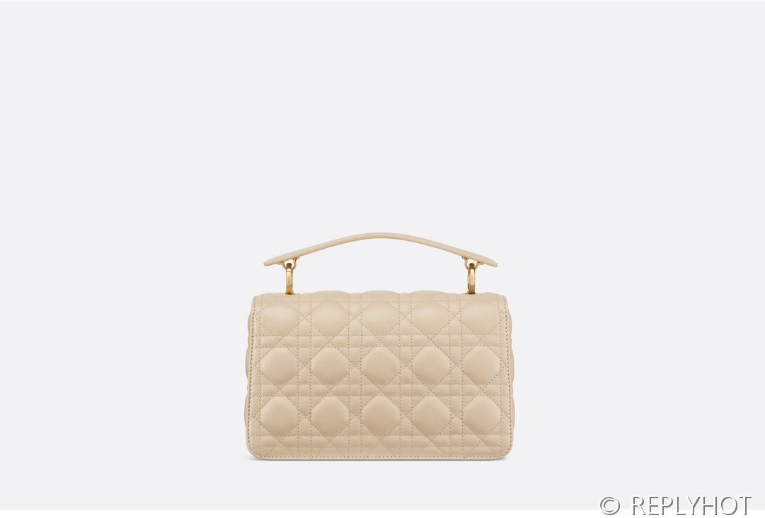 디올 Dior Jolie 스몰 탑 핸들백 / 파우더 베이지 까나쥬 [매장가 720만원대]