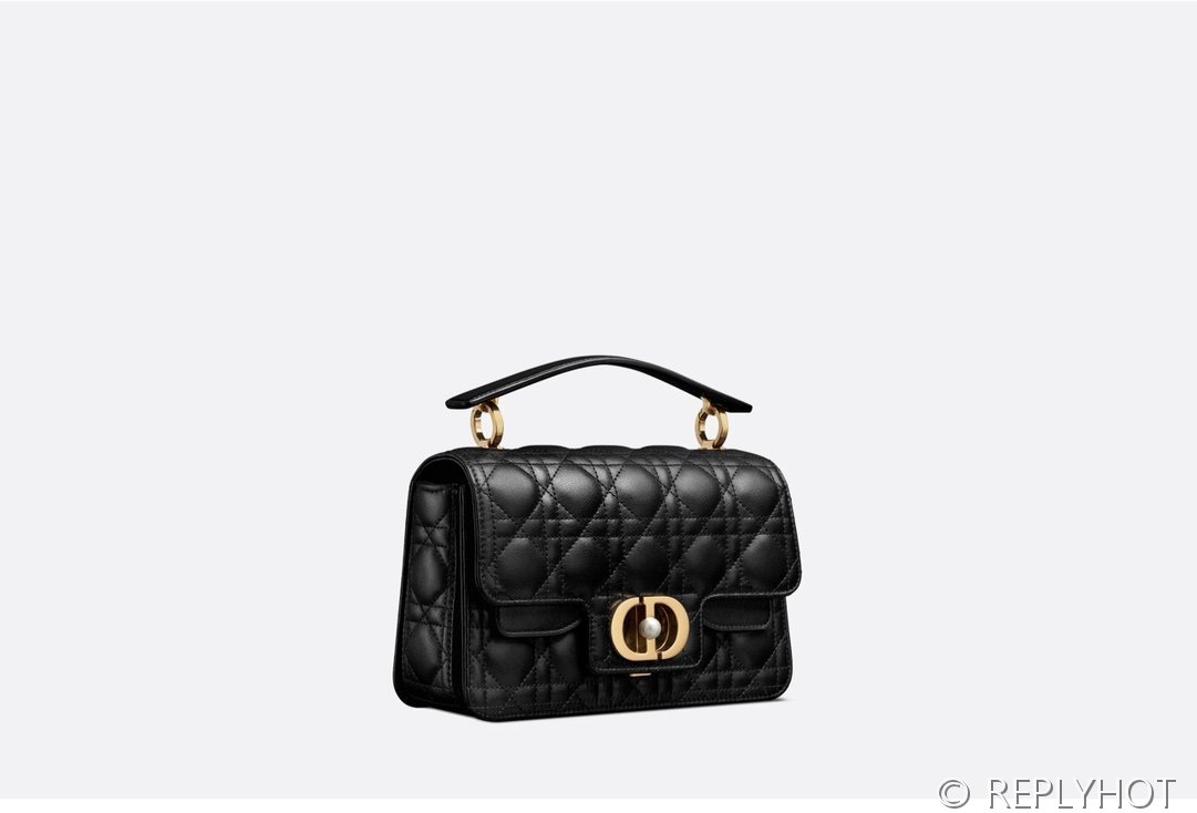 디올 Dior Jolie 스몰 탑 핸들백 / 블랙 까나쥬 [매장가720만원대]