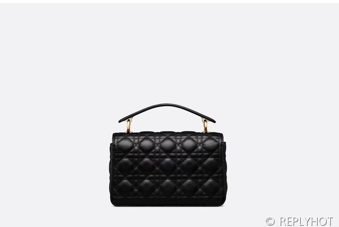 디올 Dior Jolie 스몰 탑 핸들백 / 블랙 까나쥬 [매장가720만원대]