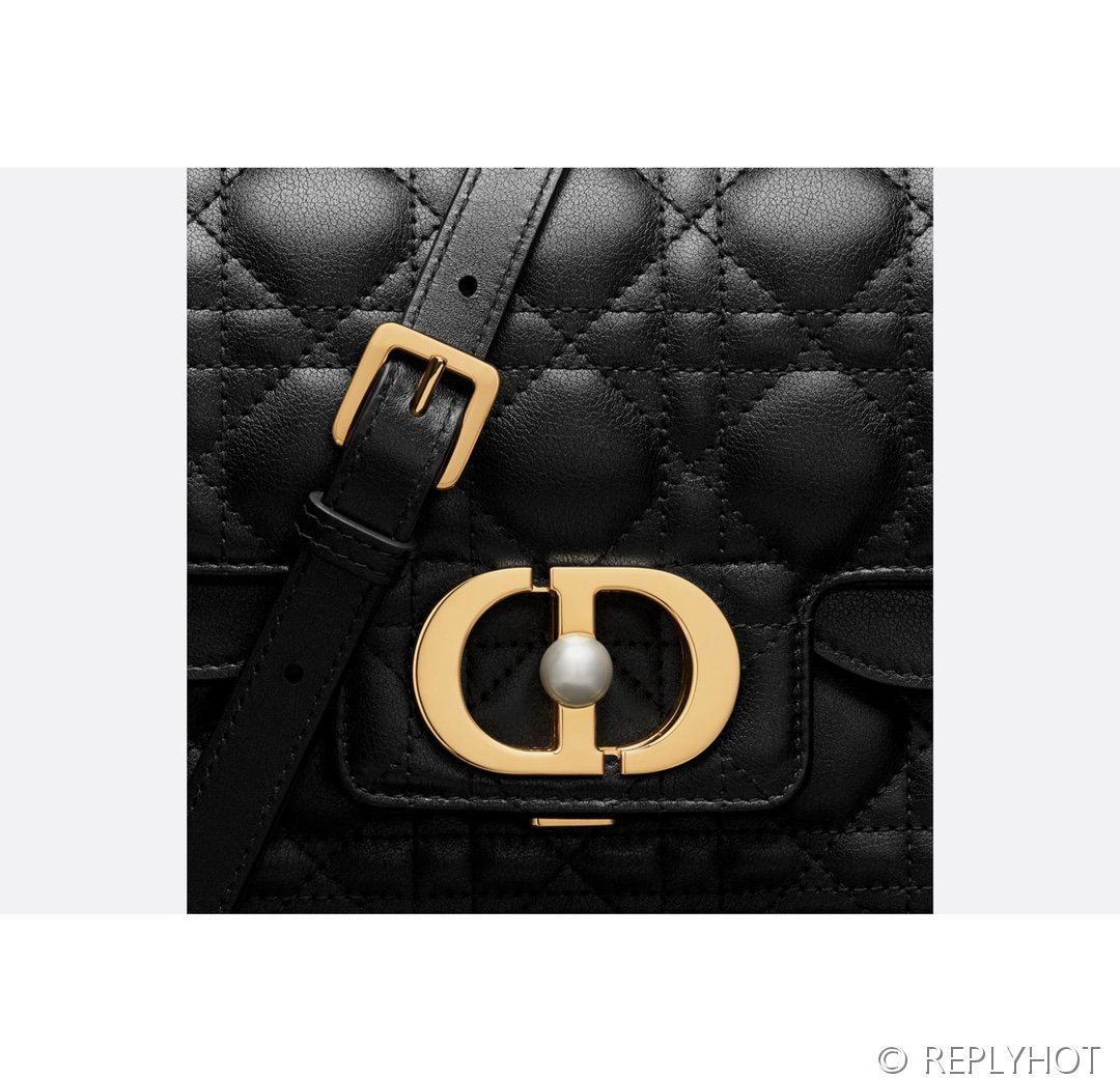 디올 Dior Jolie 스몰 탑 핸들백 / 블랙 까나쥬 [매장가720만원대]