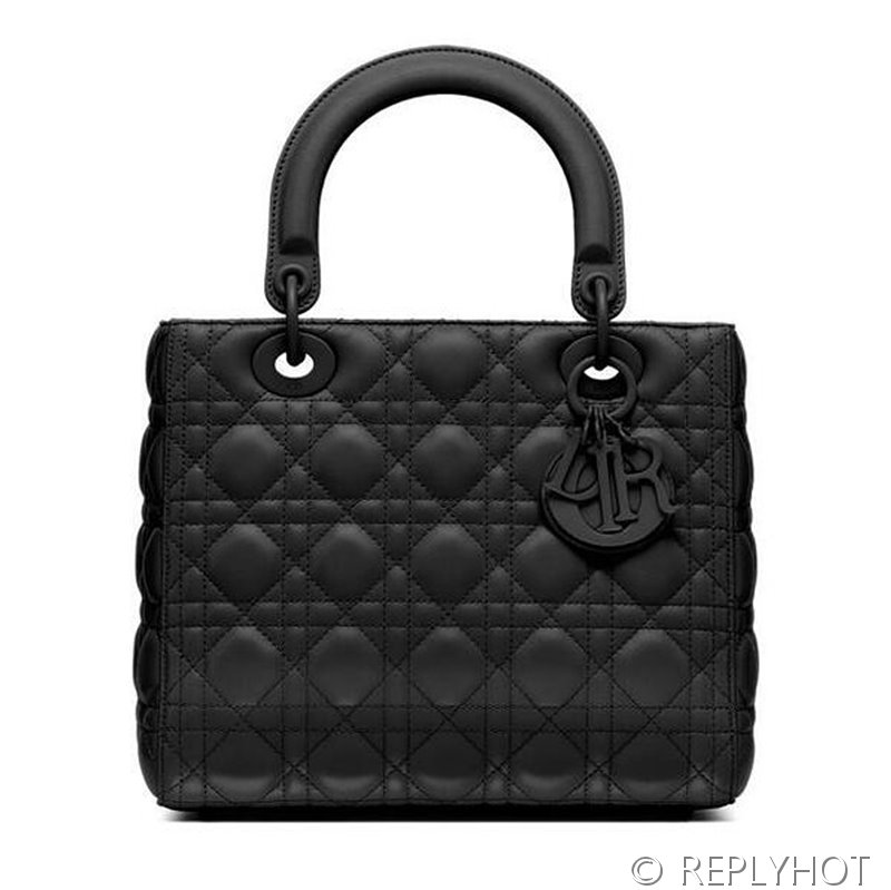 디올 Lady Dior 미디움 백 / 울트라매트 블랙 [매장가900만원대]