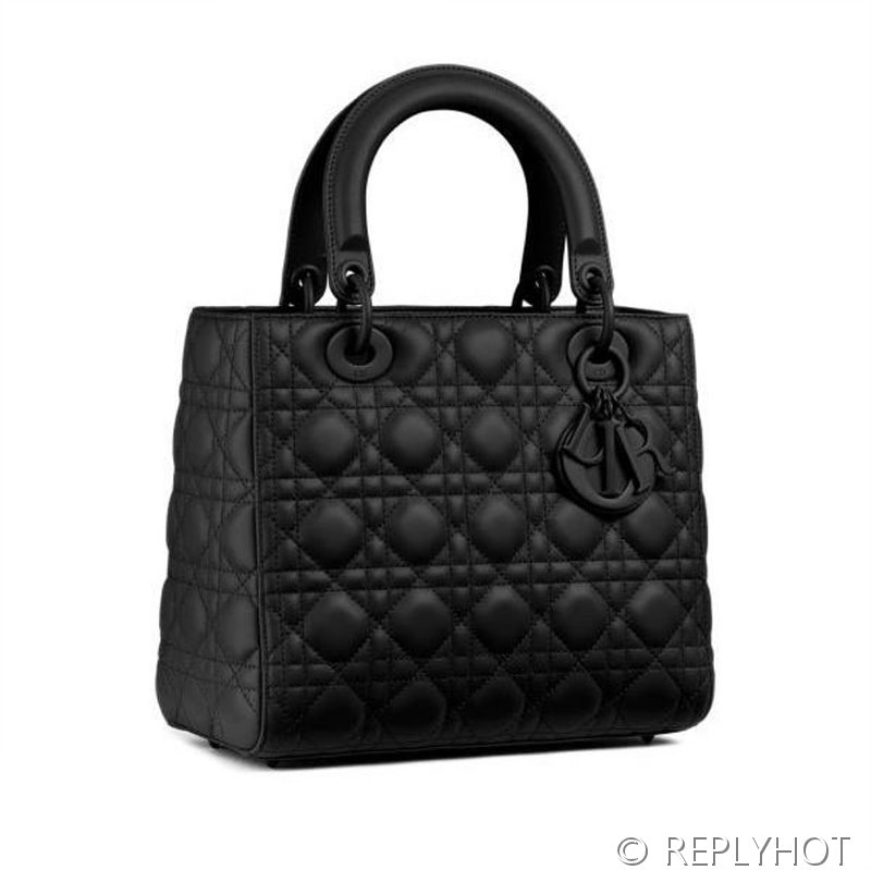 디올 Lady Dior 미디움 백 / 울트라매트 블랙 [매장가900만원대]