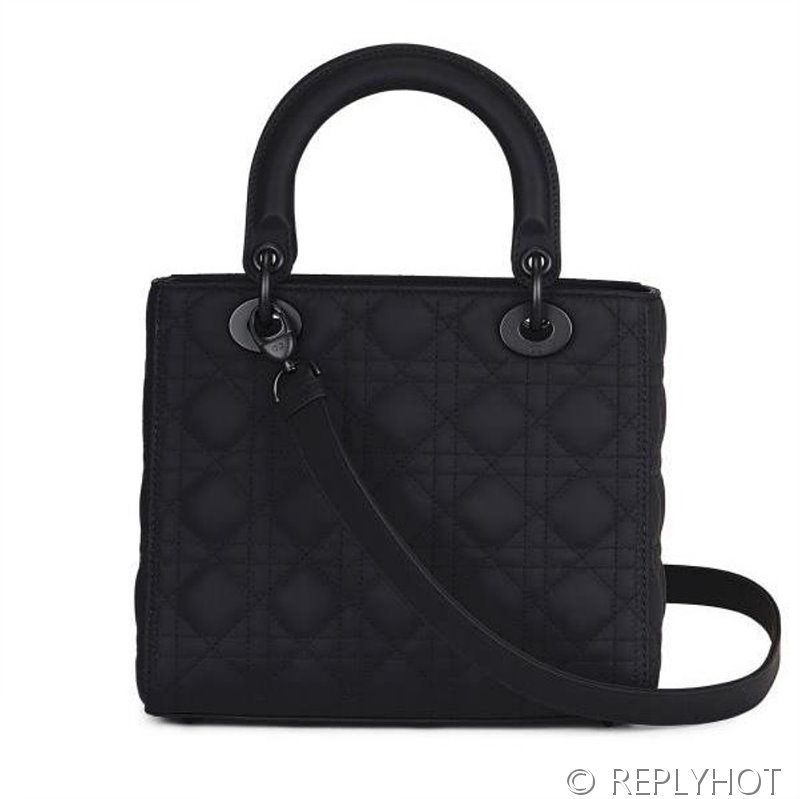 디올 Lady Dior 미디움 백 / 울트라매트 블랙 [매장가900만원대]
