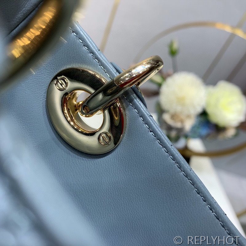 디올 Lady Dior My ABCDior 스몰 백 / 헤이즈블루 [매장가840만원대]