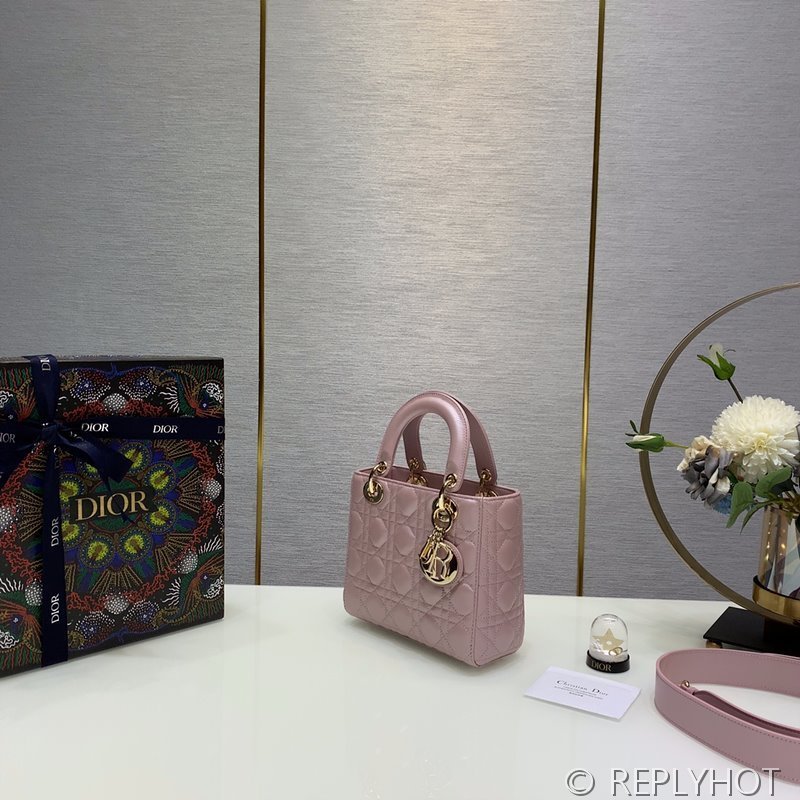 디올 Lady Dior My ABCDior 스몰 백 / 펄핑크 [매장가840만원대]