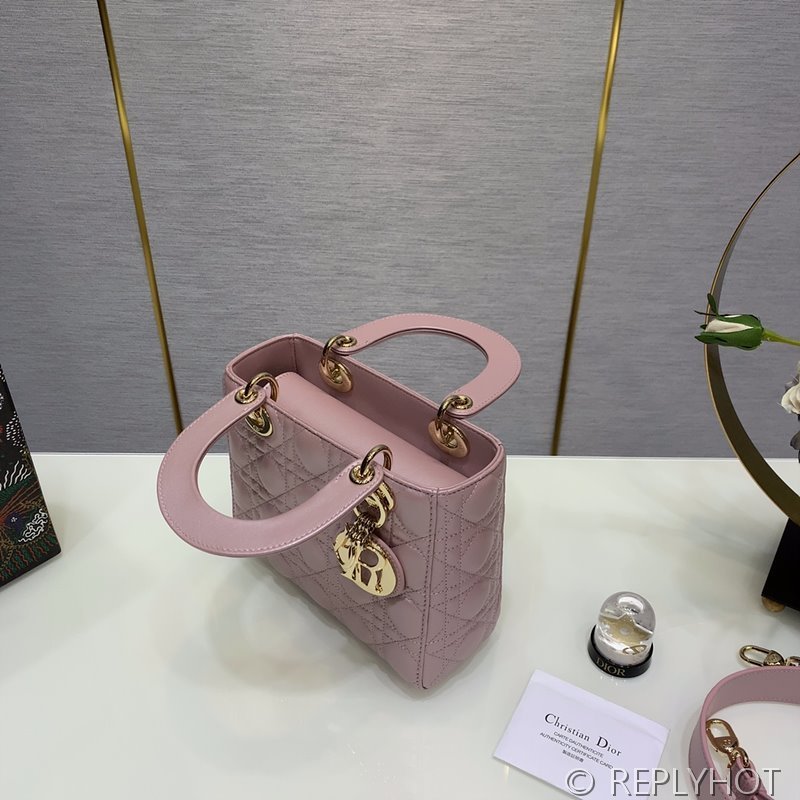 디올 Lady Dior My ABCDior 스몰 백 / 펄핑크 [매장가840만원대]