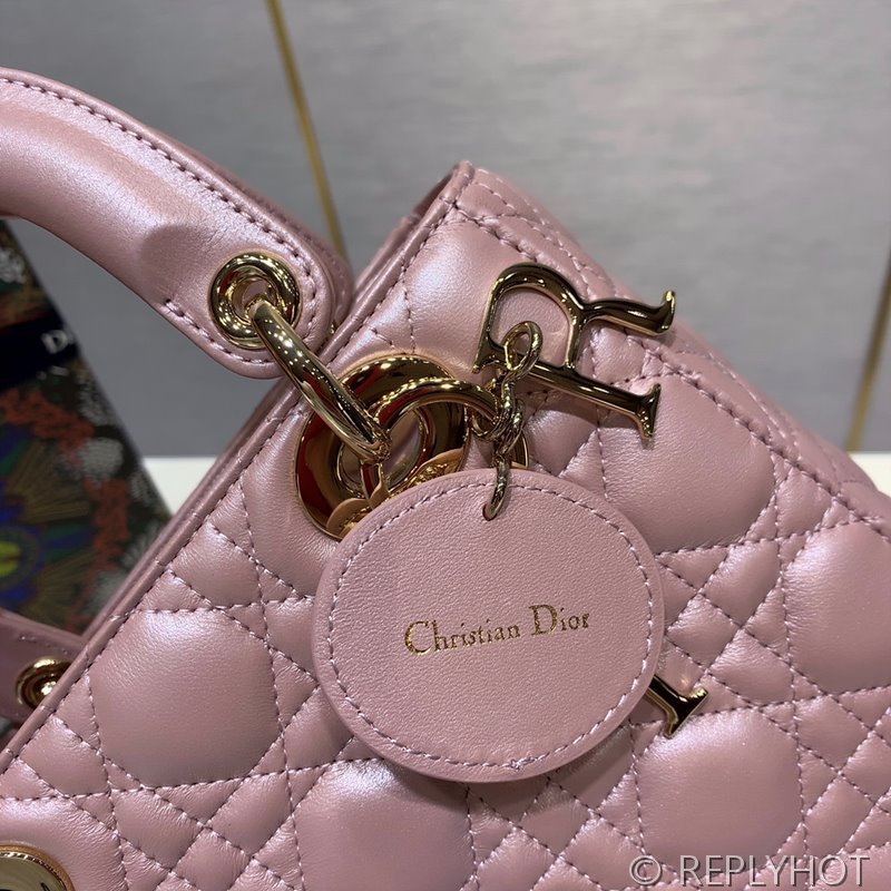 디올 Lady Dior My ABCDior 스몰 백 / 펄핑크 [매장가840만원대]