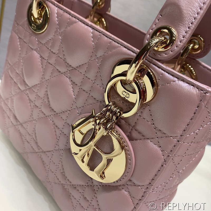 디올 Lady Dior My ABCDior 스몰 백 / 펄핑크 [매장가840만원대]