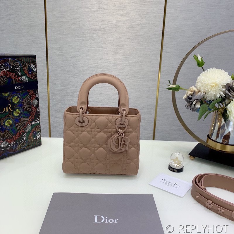 디올 Lady Dior My ABCDior 스몰 백 / 울트라매트 핑크 [매장가840만원대]