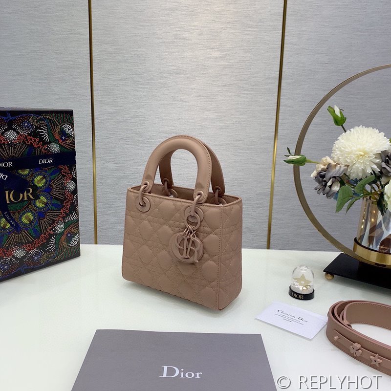 디올 Lady Dior My ABCDior 스몰 백 / 울트라매트 핑크 [매장가840만원대]