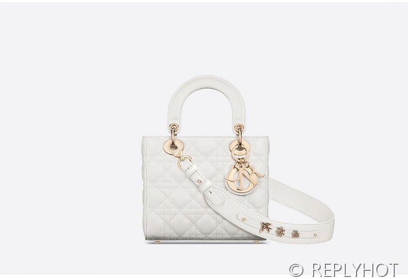 디올 Lady Dior My ABCDior 스몰 백 / 화이트 [매장가840만원대]