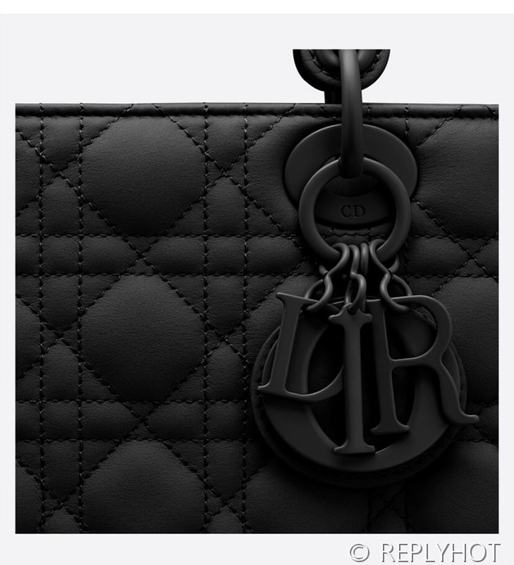 디올 Lady Dior My ABCDior 스몰 백 / 울트라매트 블랙 [매장가840만원대]