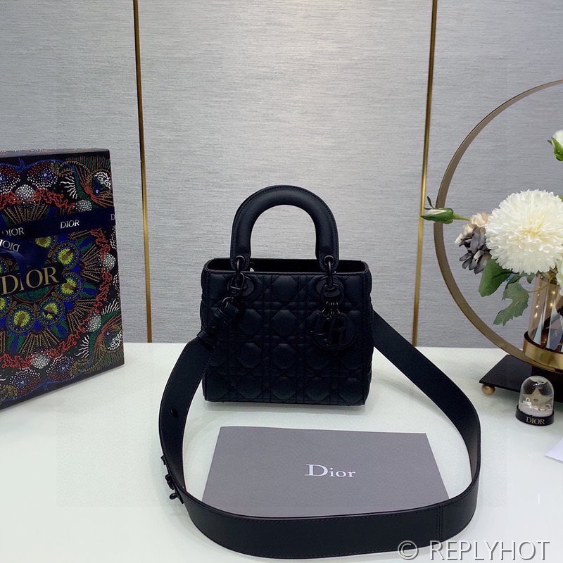 디올 Lady Dior My ABCDior 스몰 백 / 울트라매트 블랙 [매장가840만원대]