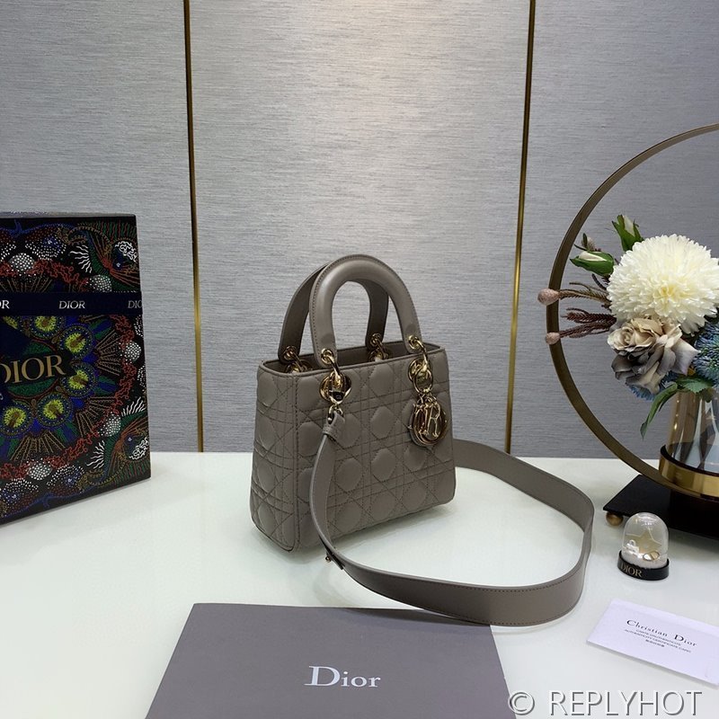 디올 Lady Dior My ABCDior 스몰 백 / 아이언그레이 [매장가840만원대]