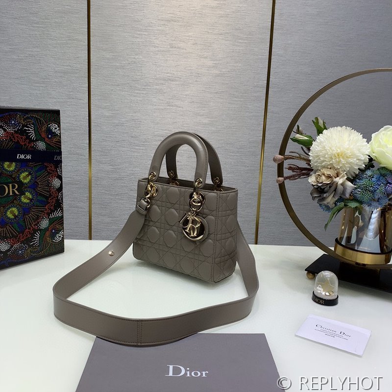 디올 Lady Dior My ABCDior 스몰 백 / 아이언그레이 [매장가840만원대]