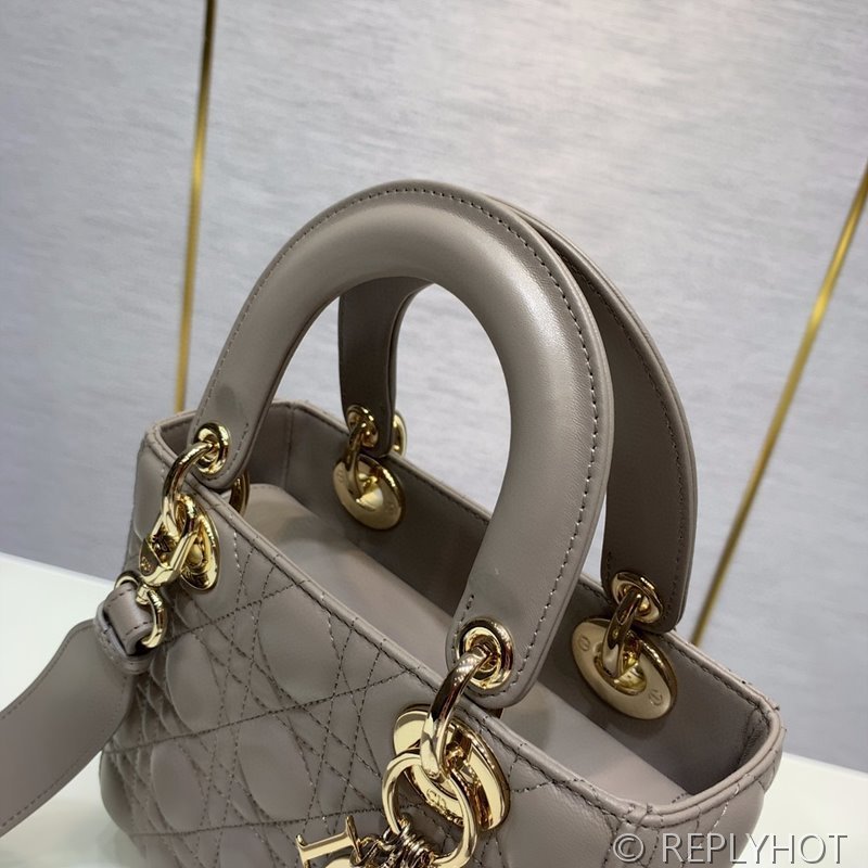 디올 Lady Dior My ABCDior 스몰 백 / 아이언그레이 [매장가840만원대]