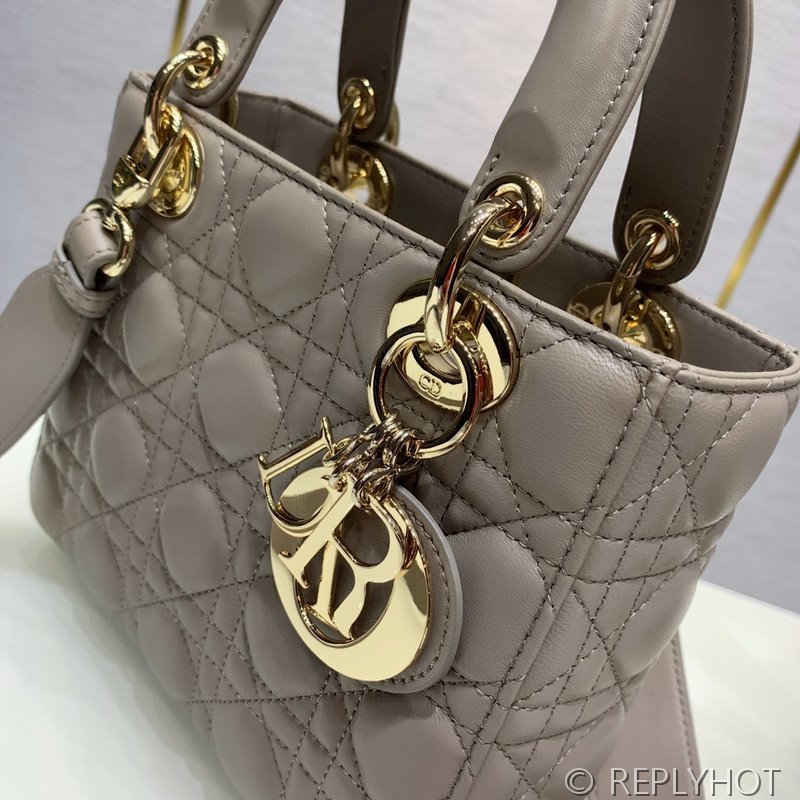 디올 Lady Dior My ABCDior 스몰 백 / 아이언그레이 [매장가840만원대]