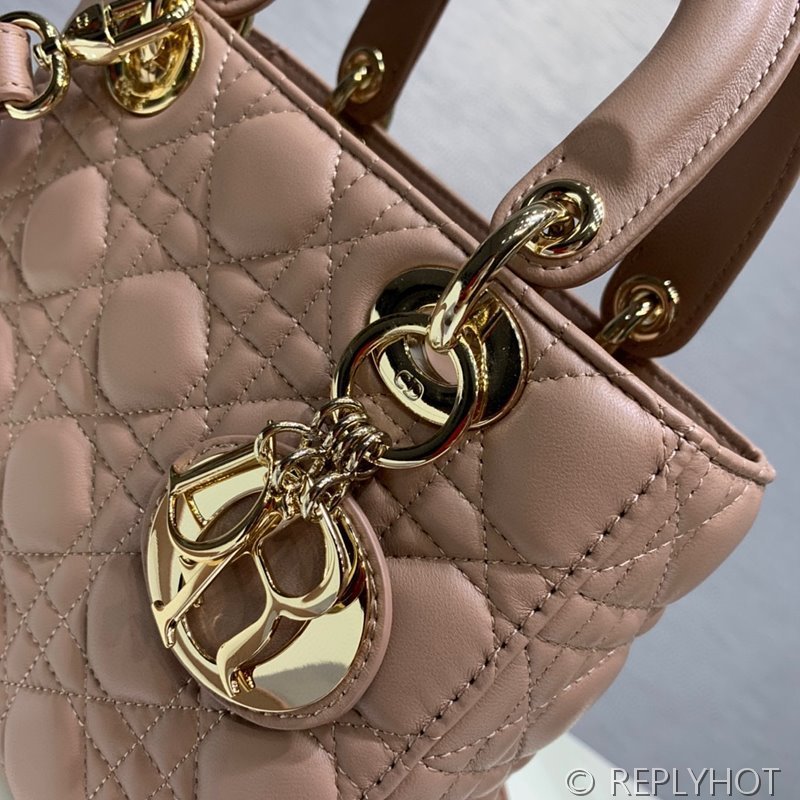 디올 Lady Dior My ABCDior 스몰 백 / 블러쉬 [매장가840만원대]