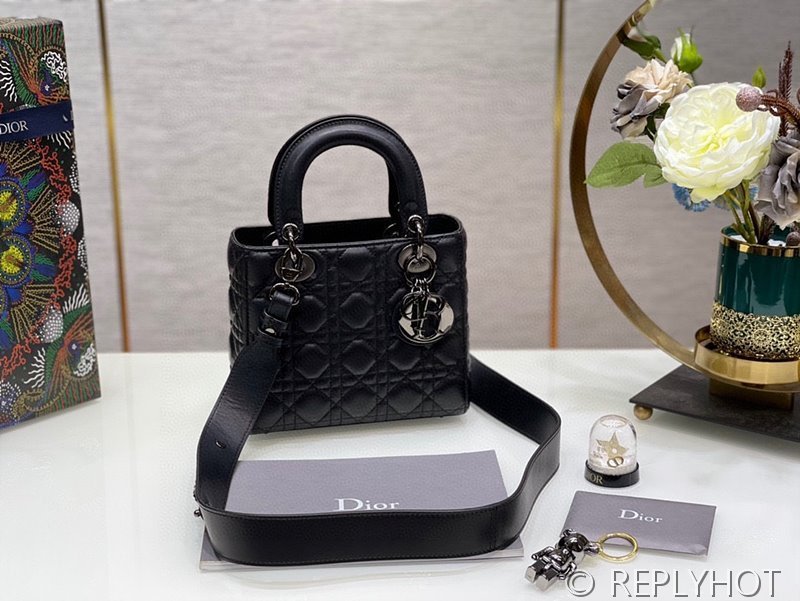 디올 Lady Dior My ABCDior 스몰 백 / 블랙블랙 [매장가840만원대]