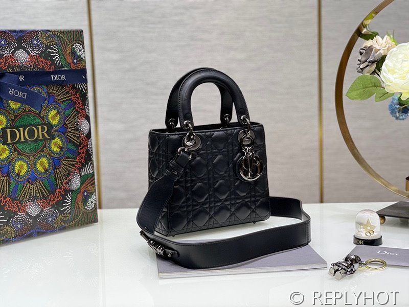 디올 Lady Dior My ABCDior 스몰 백 / 블랙블랙 [매장가840만원대]