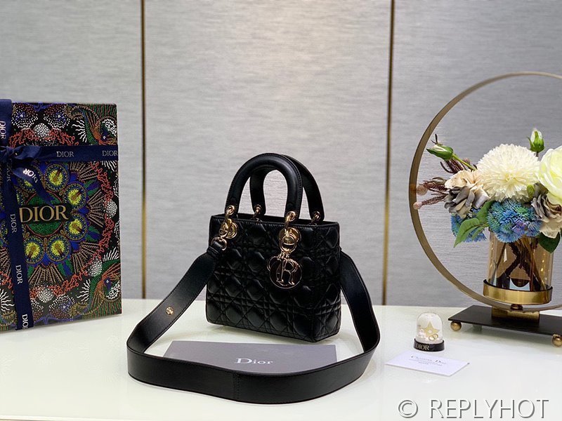 디올 Lady Dior My ABCDior 스몰 백 / 블랙 [매장가840만원대]