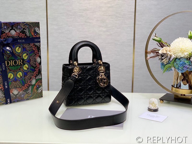 디올 Lady Dior My ABCDior 스몰 백 / 블랙 [매장가840만원대]