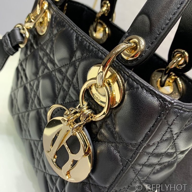 디올 Lady Dior My ABCDior 스몰 백 / 블랙 [매장가840만원대]