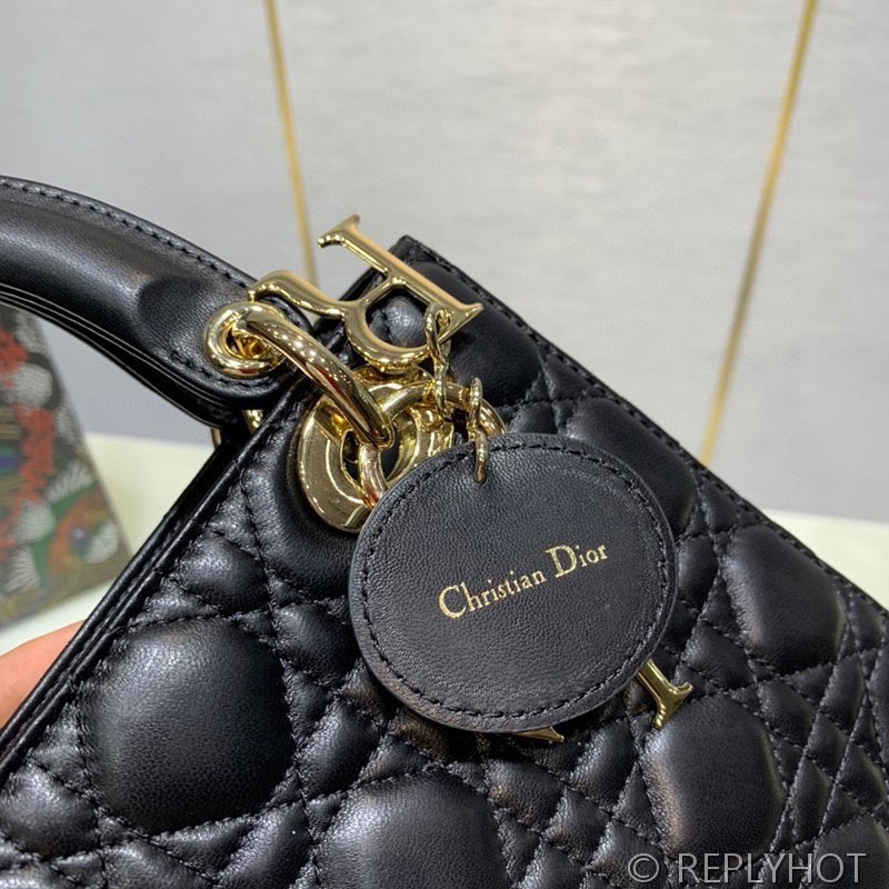 디올 Lady Dior My ABCDior 스몰 백 / 블랙 [매장가840만원대]