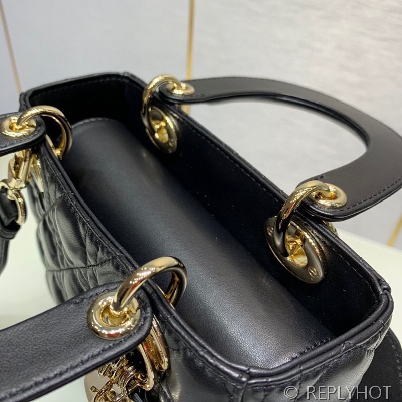 디올 Lady Dior My ABCDior 스몰 백 / 블랙 [매장가840만원대]