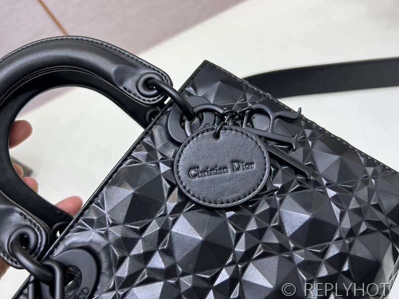 디올 Lady Dior My ABCDior 스몰 백 / 블랙 다이아몬드퀄팅 [매장가840만원대]
