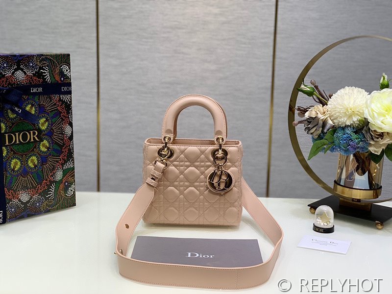 디올 Lady Dior My ABCDior 스몰 백 / 파우더핑크 [매장가840만원대]