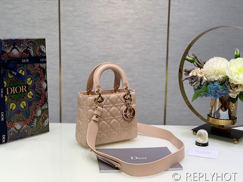 디올 Lady Dior My ABCDior 스몰 백 / 파우더핑크 [매장가840만원대]