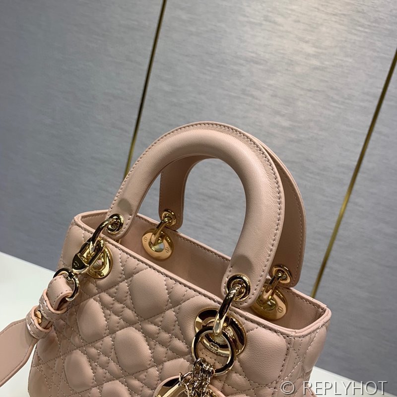 디올 Lady Dior My ABCDior 스몰 백 / 파우더핑크 [매장가840만원대]